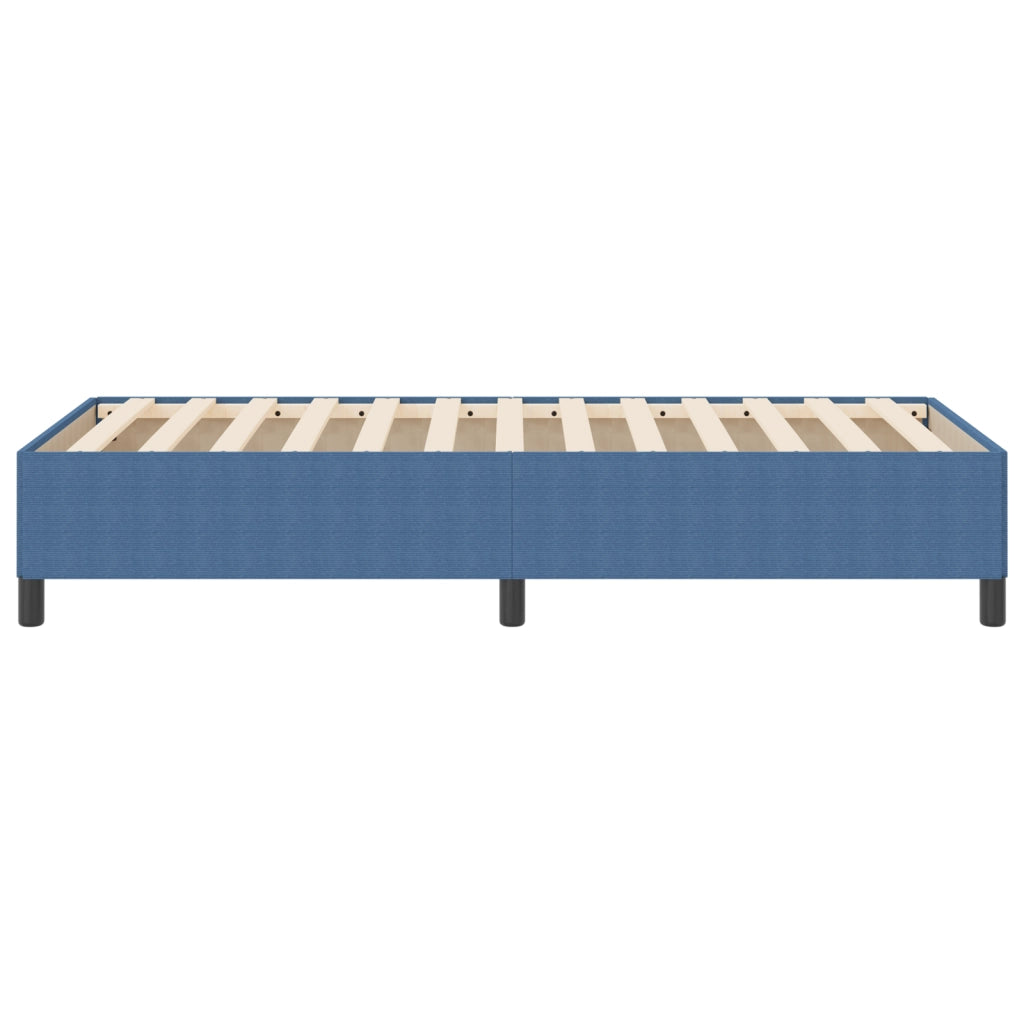 Struttura Letto Blu 90x190 cm in Tessuto Corduroy