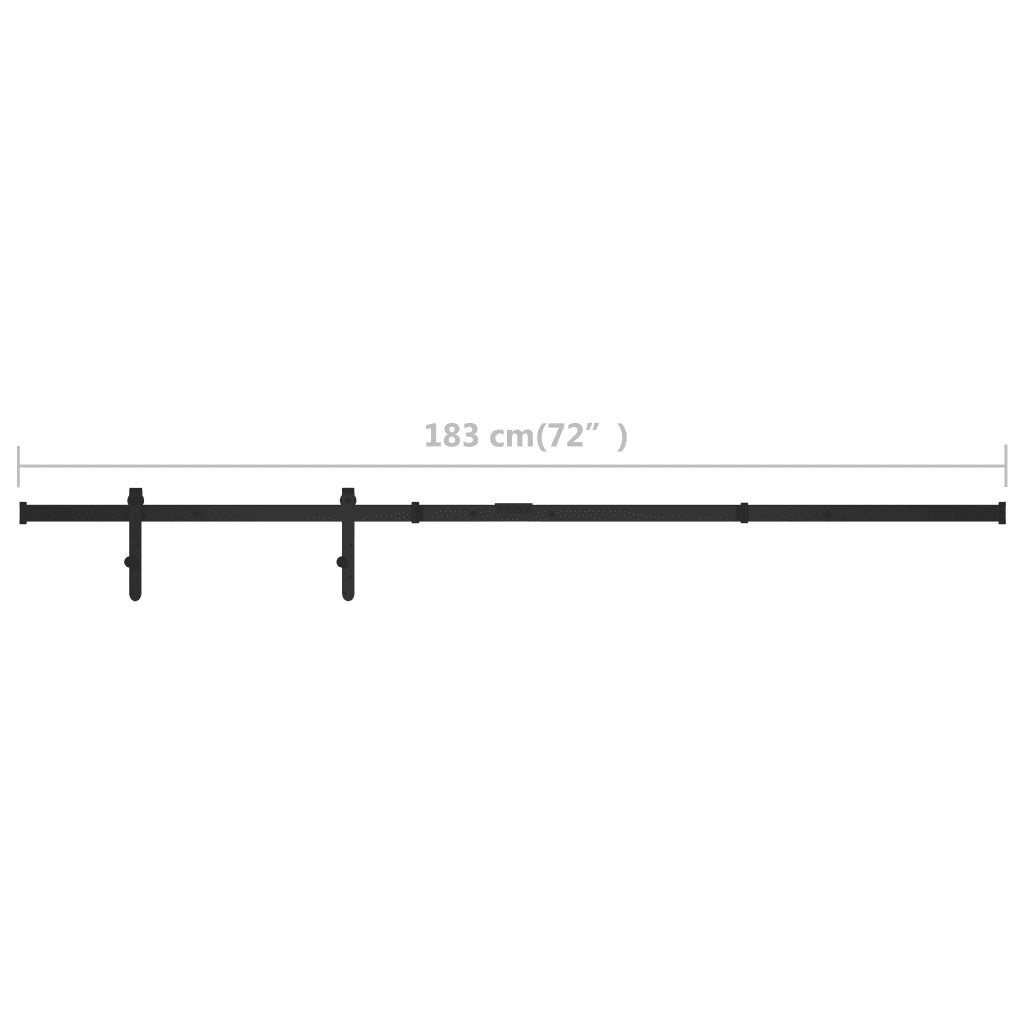 Kit Mini Anta Scorrevole Armadio in Acciaio al Carbonio 183 cm CFW4163127