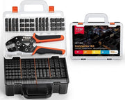 Kit di connettori JST-SM 2,5 mm, assortimento di 14 stili | 0,05-0,5 mm² (AWG 30-20) connettori, per serie JST, Dupont, VH 3,96 mm, Molex, EI-serie AMP