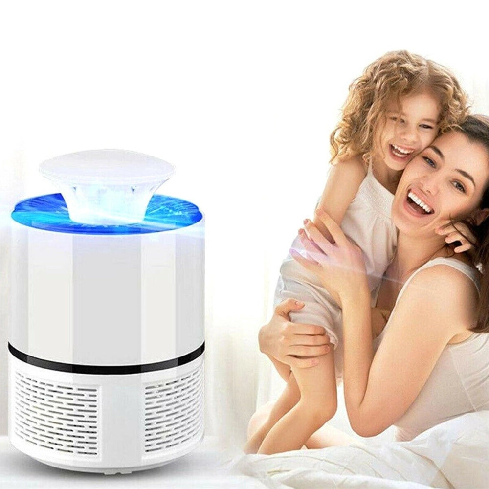 Trade Shop - Aspiratore Lampada Led Zanzara Anti Zanzare Zanzariera Elettrica Usb 8120 -
