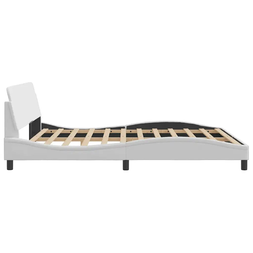 Giroletto Dover Bianco 180x200 cm in Similpelle 373239