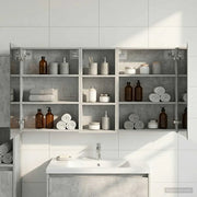 Set di Armadi da Bagno con lo scaffale 3 pcs 130 x 14,5 x 70 cm 3403763