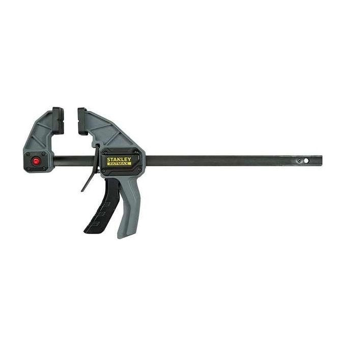 STANLEY FMHT0-83211 FATMAX Morsetto a Barra 450 mm Forza Serraggio 135 Kg Ganasce con Rivestimento in Gomma Morbida colore Nero