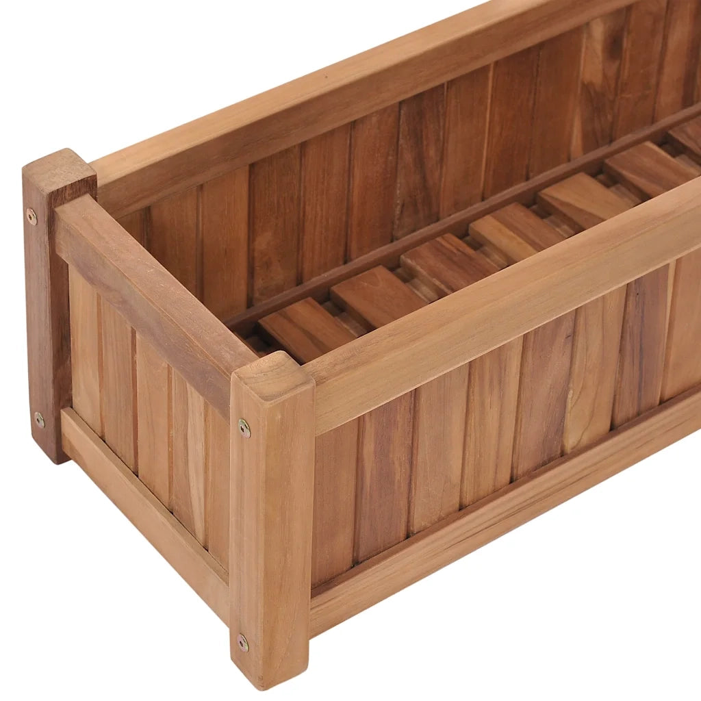 Letto Rialzato da Giardino 100x30x25 cm in Massello di Acacia cod mxl 54546