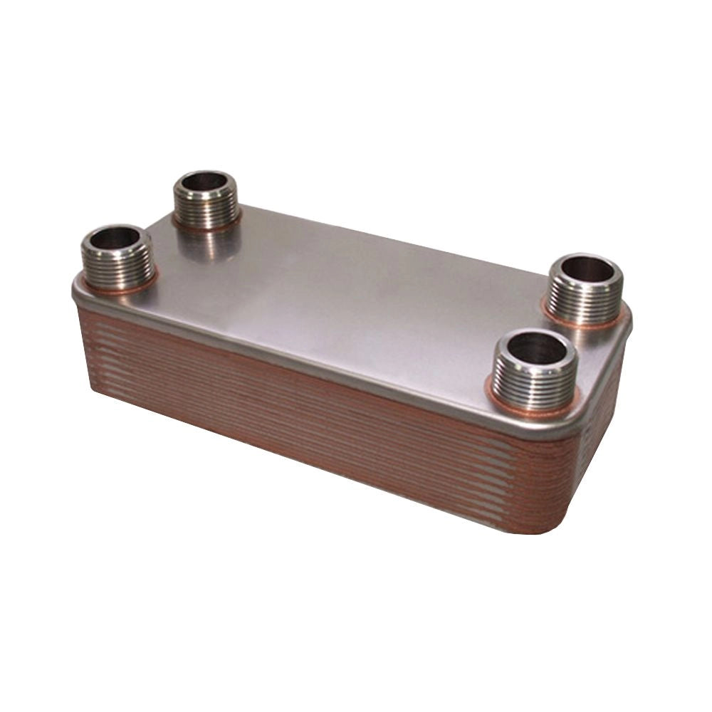 Scambiatore Di Calore a 20 Piastre Saldobrasato Pacetti 4x3/4" M Inox Caldaia