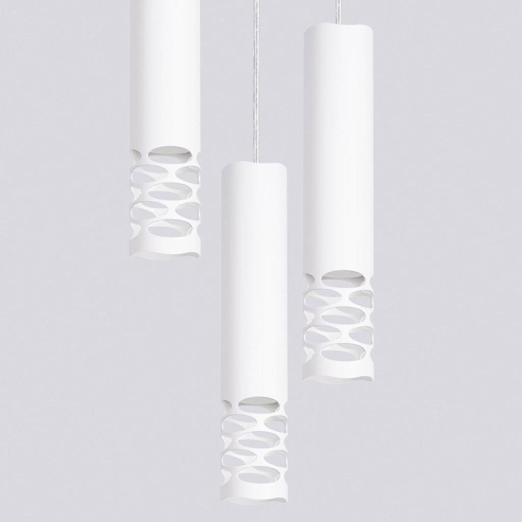 Lampada a sospensione LIRO 3P bianco