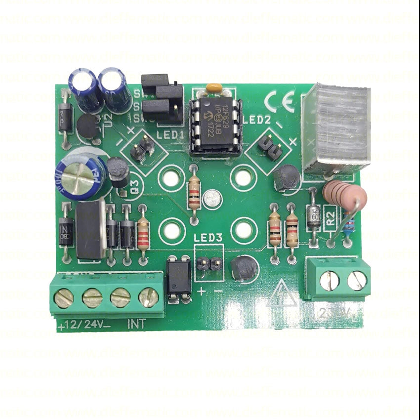 CIRCUITO RICAMBIO LAMPEGGIANTE CL001 A LED 24V 12V SI ADATTA A BFT R1 R2 BT LAMP
