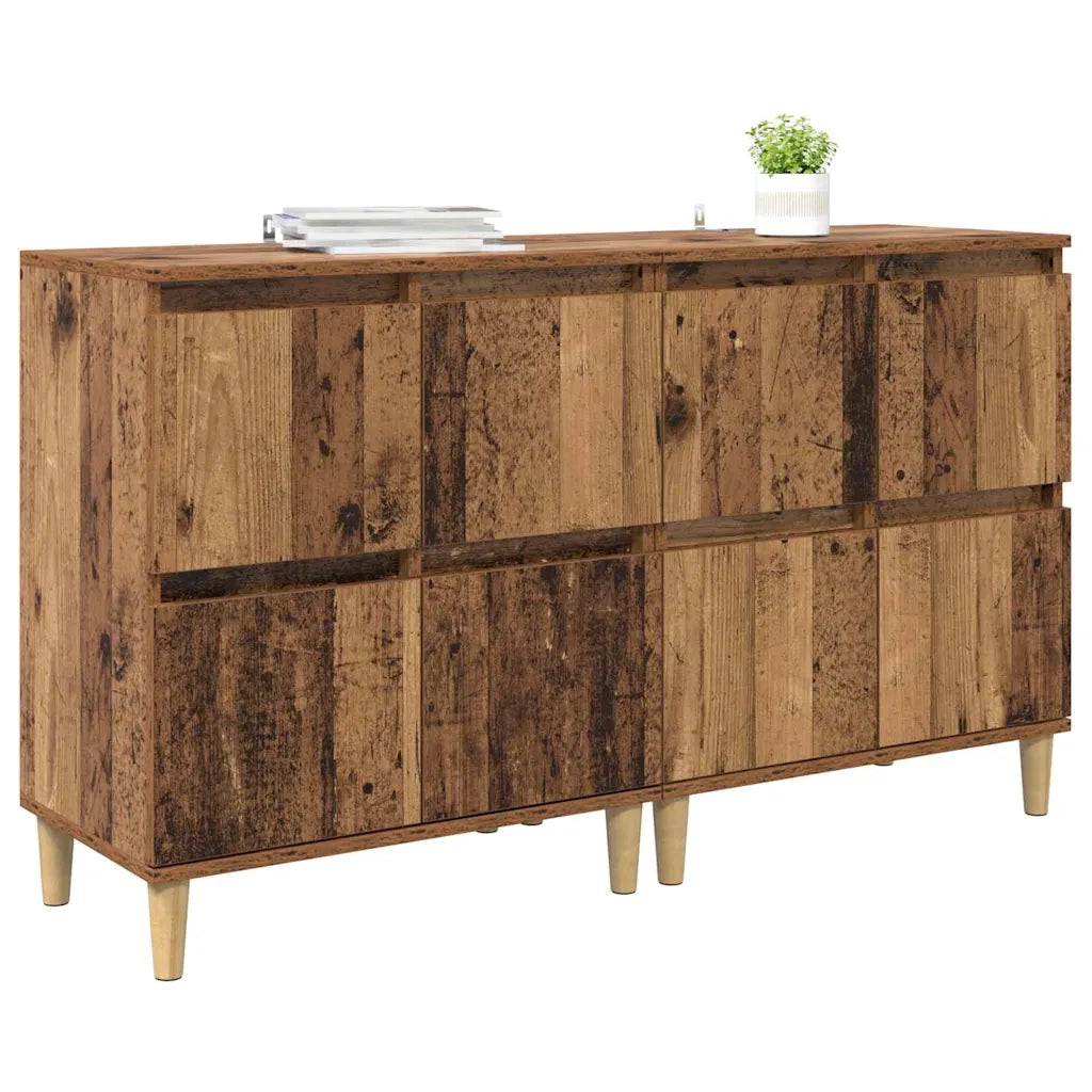 Sideboards 2 pcs Legno vecchio 60 x 35 x 70 cm