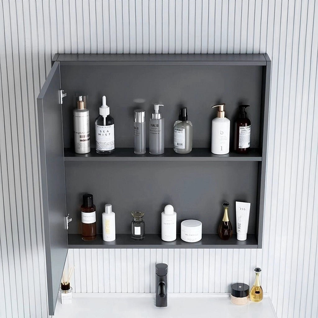 Set Di Mobili Da Bagno Con Lavabo Denver 80cm Grey