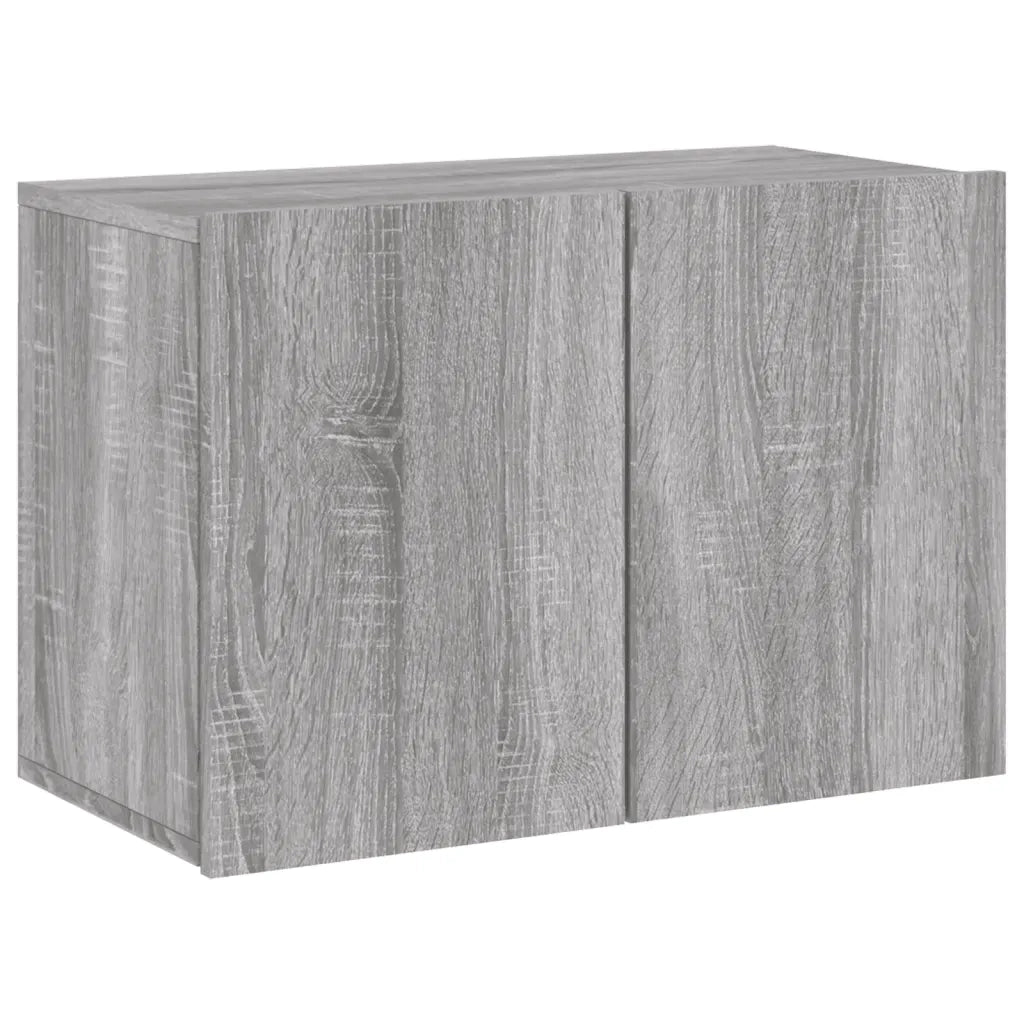 Mobile TV a Parete-Mobile TV a Muro Grigio Sonoma 60x30x41 cm