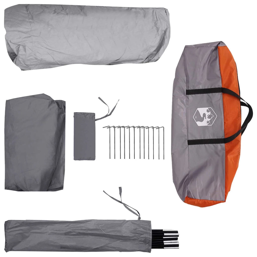 Tenda Istantanea Grigio e arancione 365 x 280 x 200 cm 42028705