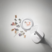 Lampada Da Scrivania Contemporanea Close Acrilico Bianco Led 6,5W 3000K