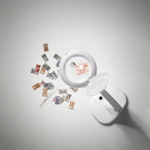 Lampada Da Scrivania Contemporanea Close Acrilico Bianco Led 6,5W 3000K