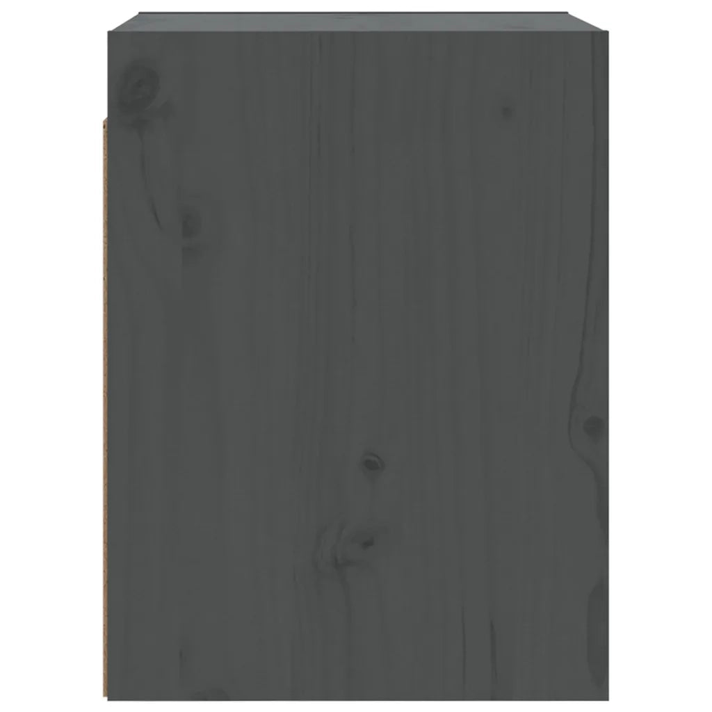Pensili 2 pz Grigi 30x30x40 cm in Legno Massello di Pino cod mxl 32914
