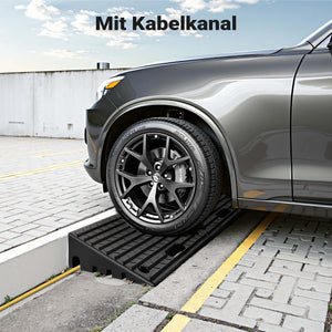 Rampa in gomma per marciapiedi e cordoli 500 x 315 x 107mm max 50 t antiscivolo, impilabile