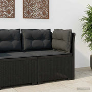 Divano da esterno-Divano da Giardino a 1 Posto con Cuscini Aspetto Rattan PP 256325