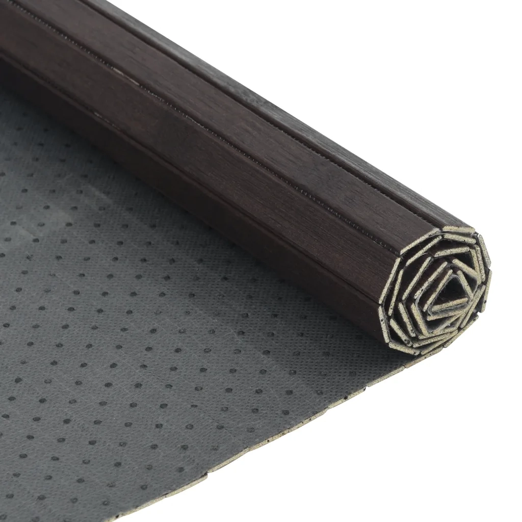 Tappeto Rettangolare Marrone Scuro 70x200 cm in BambÃ¹
