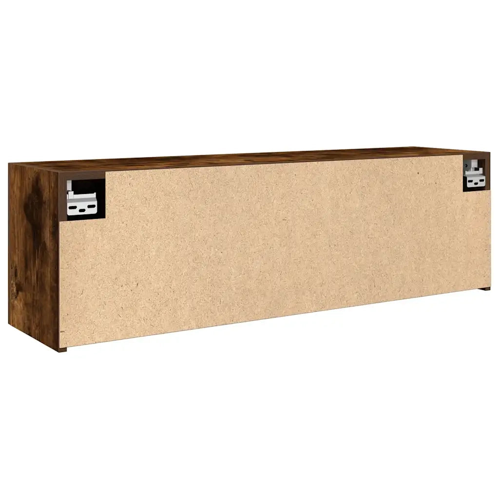 Armadietto Bagno Rovere Fumo 100x25x30 cm in Truciolato 860098