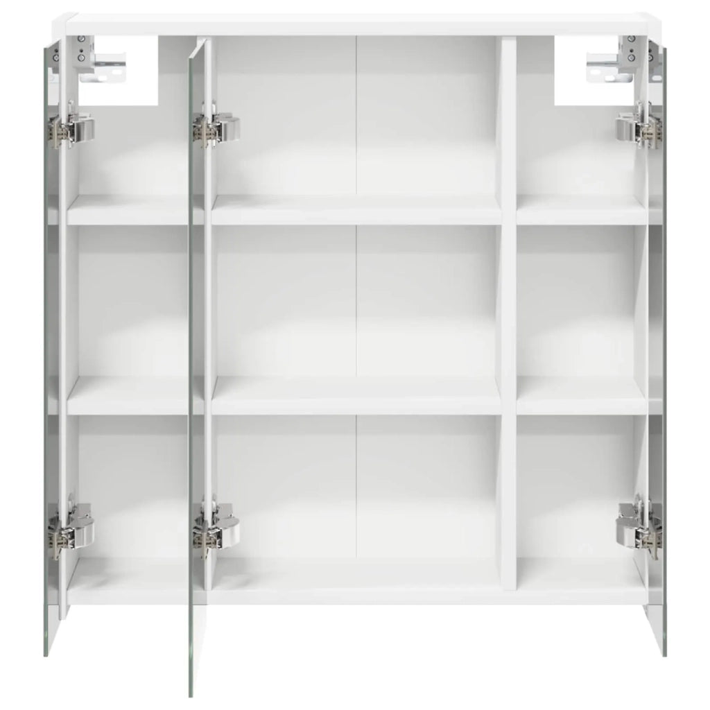 Mobiletto per specchio da bagno Bianco 63,5 x 16 x 62,5 cm 889151