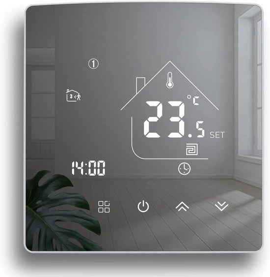 Termostato touchscreen per riscaldamento acqua - Termostato per riscaldamento a pavimento 3A