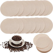 400 filter per caffè in carta, 56 x 56 cm - filtro universale rotondo, non bleccato, per produrre caffè in stile espresso - compatibile con macchine per caffè - per caffè in grani, per uso domestico.