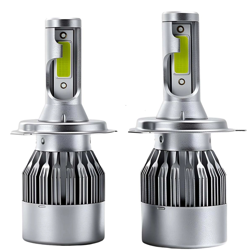 Set di 2 lampadine LED C6 H11 24W per faro auto, illuminazione ad alta intensità Argento Avizar