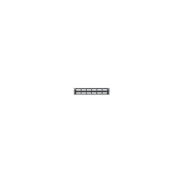 Pann.2u per 48 rj45s minicom nero - CP48WSBLY