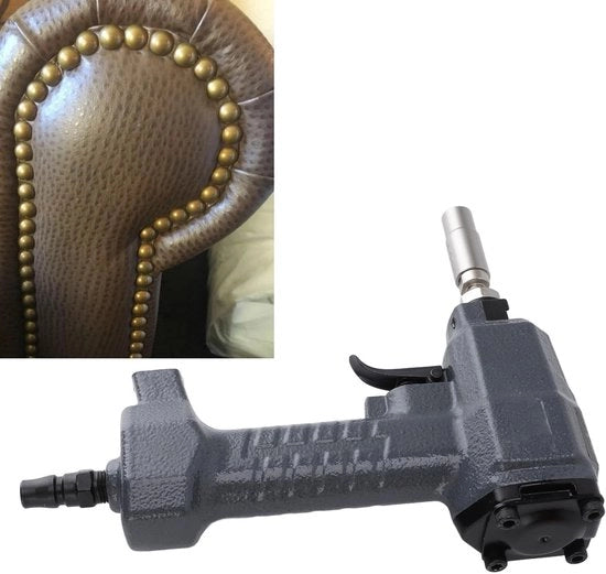Macchina per spigare con alta resistenza - Decorativa macchina per spigare mobili - Macchina per spigare pneumatica - Maniglione antiscivolo - Robusta costruzione in alluminio/acciaio inossidabile - Per mobili/finiture