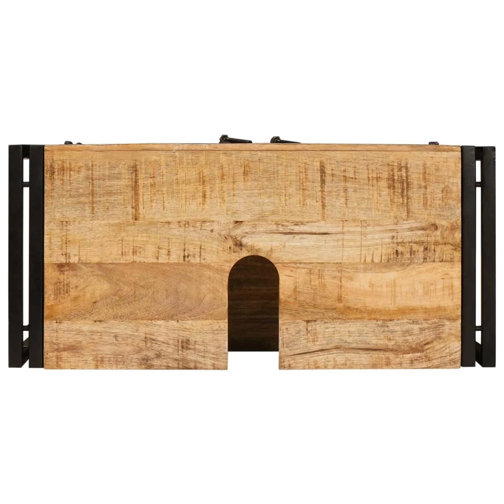 Armadio sottolavello con porta Marrone Legno di mango massello 4102766