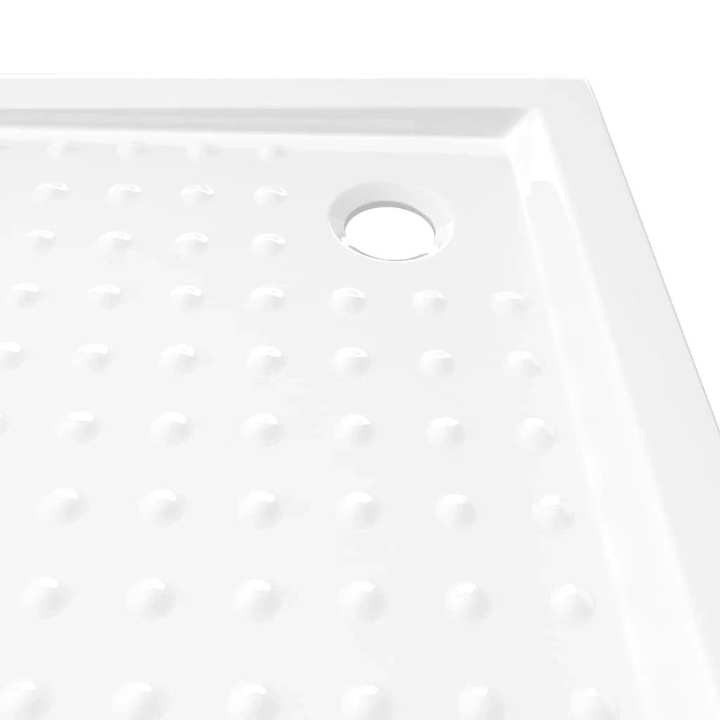Piatto doccia con gommini piatto doccia piatto doccia bagno interno casa antiruggine antiumidità 80x80x4 cm ABS bianco 02_0001944
