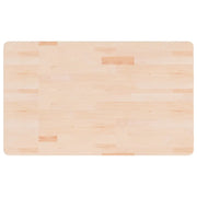 Piano Bagno 100x60x2,5 cm in Legno Massello Non Trattato 342941