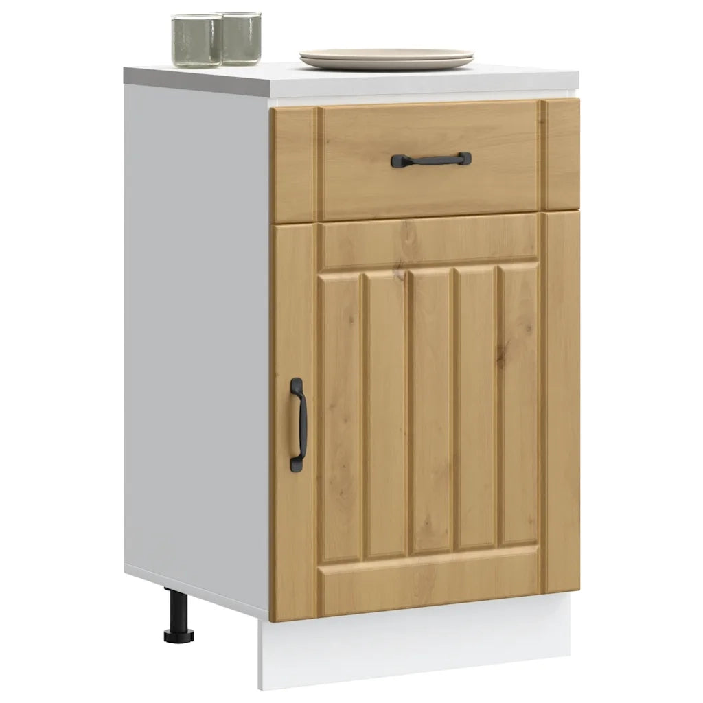 vidaXL Base da Cucina Lucca Rovere Artigianale in Legno Multistrato