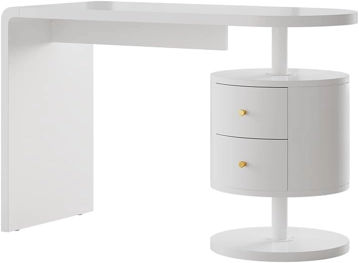 Vicco Tavolo da toeletta Lara, Bianco, 120 cm con 2 cassetti, Ampia superficie del tavolo per trucco, gioielli e accessori per lo styling