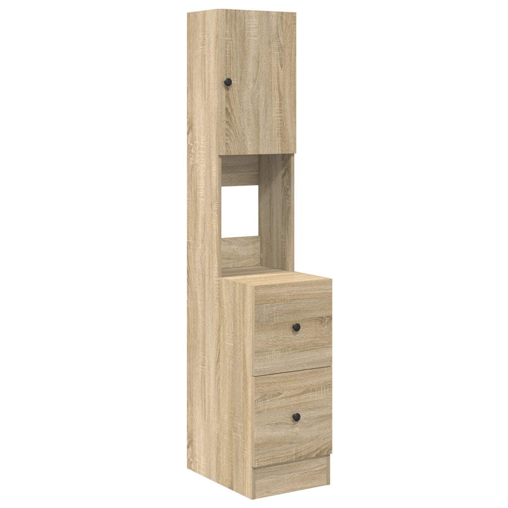 Armadio da Cucina Rovere Sonoma 35x50x180 cm Legno Ingegnerizzato