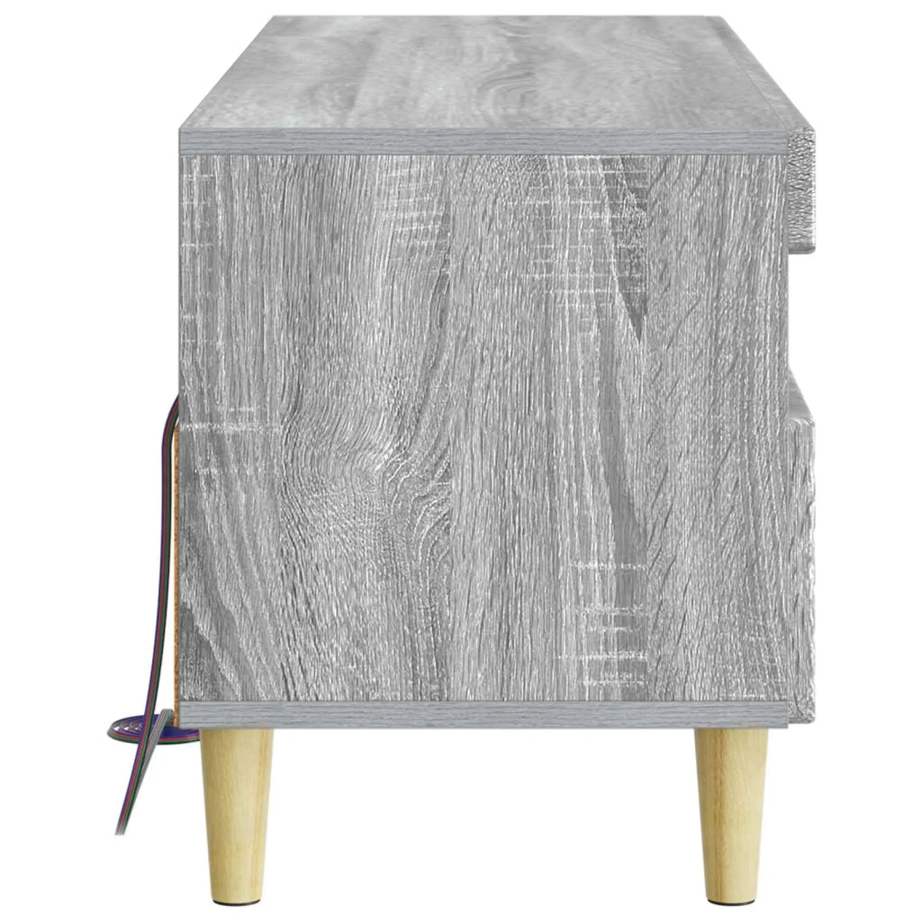 Mobile TV LED Sonoma grigio Legno ingegnerizzato 897221