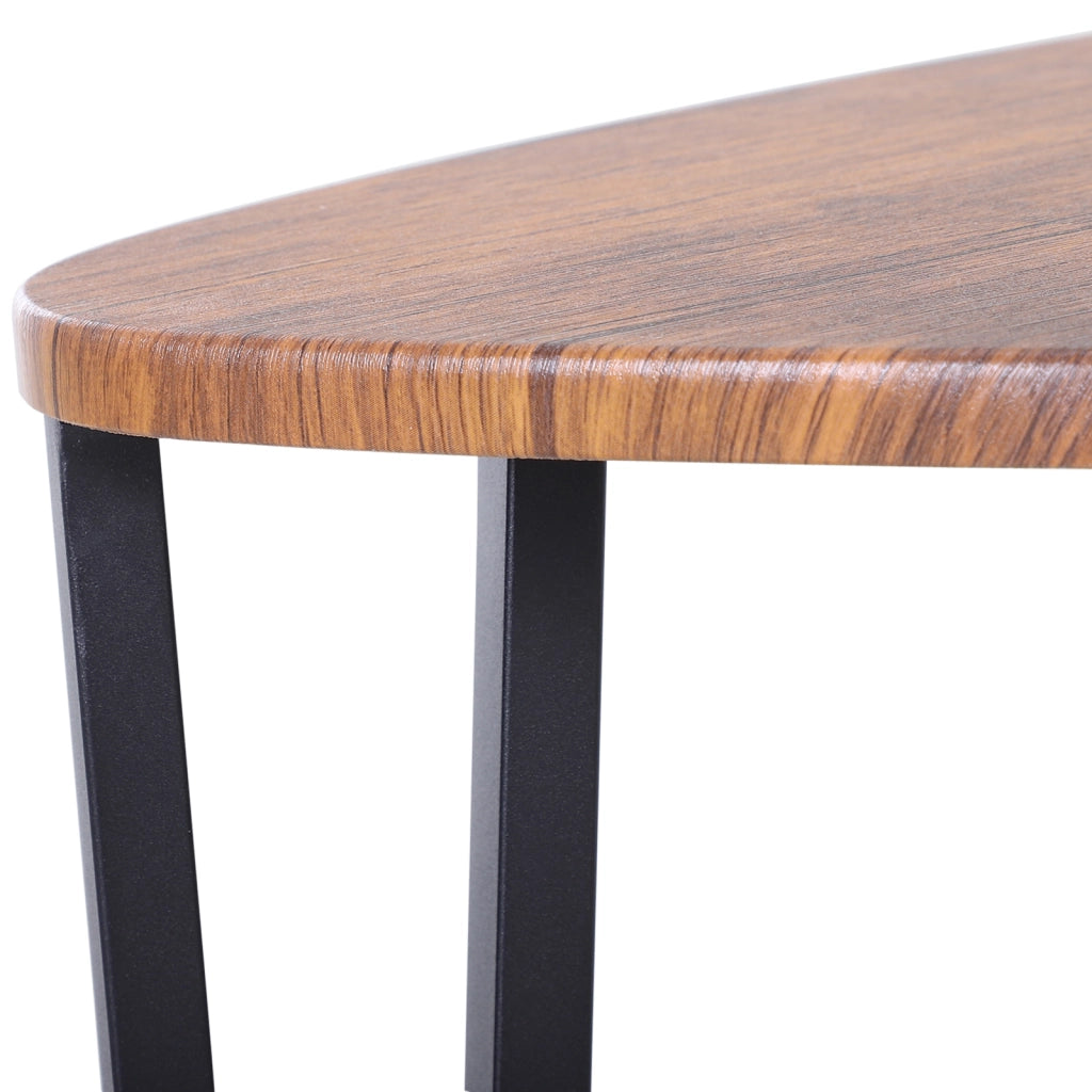 Tavolino da caff¨¨ nido minimalista ¨C zephmum ¨C nero, metallo, 56x54.2x45.4cm
