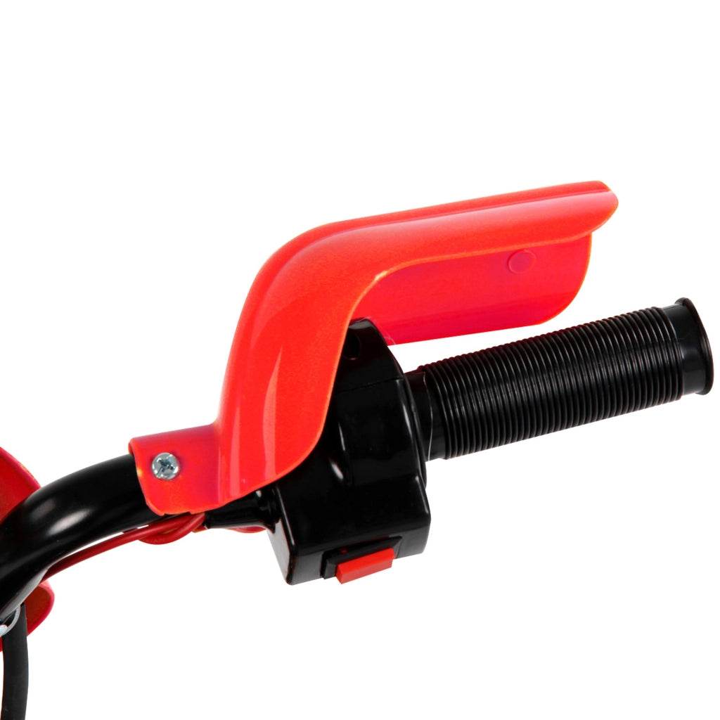 Moto Cross Elettrico per Bambini 3-6 Anni 6V ¨C zephmum ¨C 102x53x66 cm Rosso e Nero