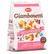 Doria giambonetti al prosciutto confezione con 8 bustine da 40 grammi