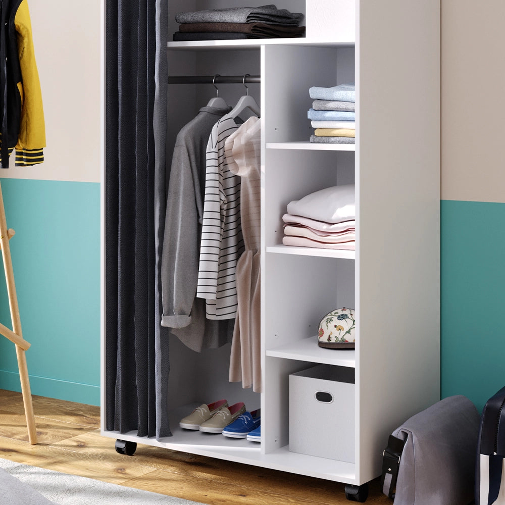 Vicco  Armadio  multifunzione  Bianco 100 x 168  cm