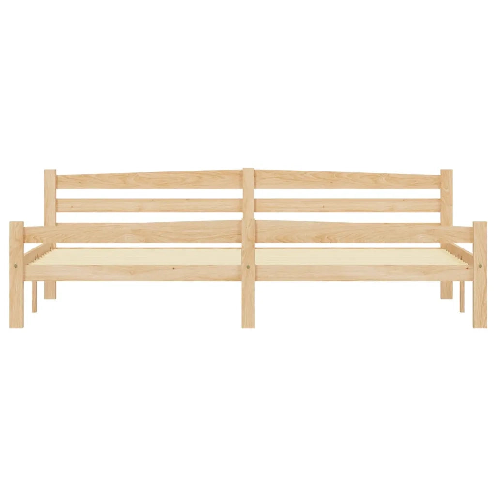 Giroletto senza Materasso 200x200 cm in Legno Massello Pino 322067