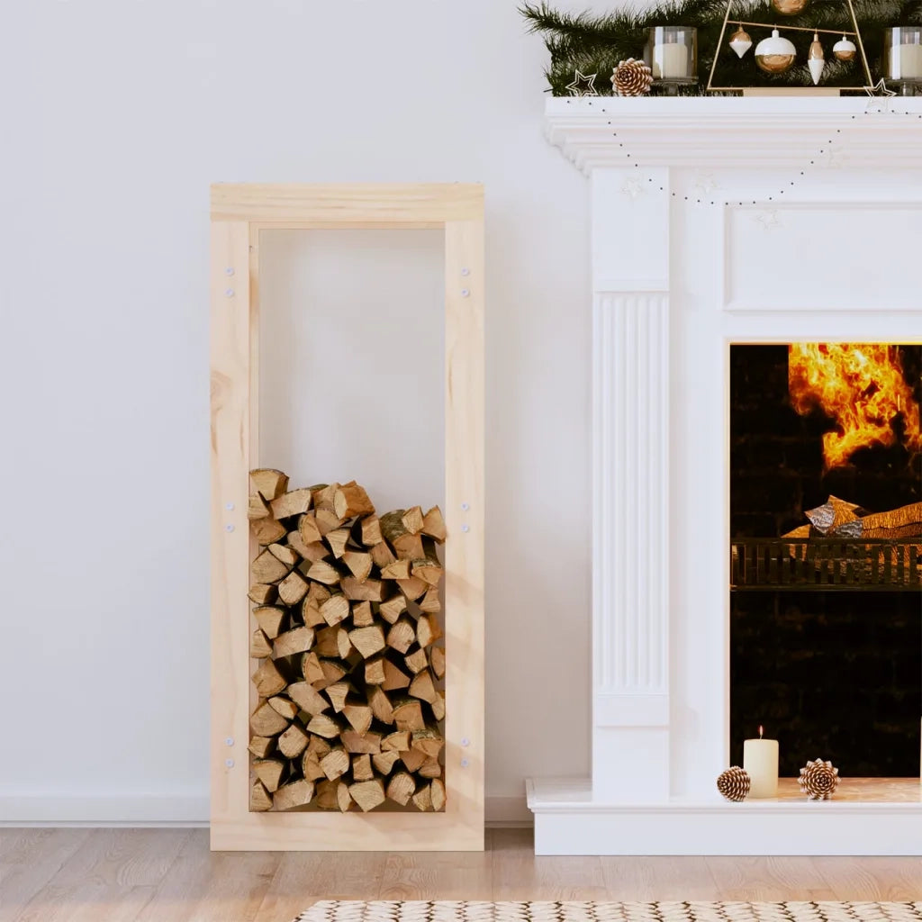 Portalegna 41x25x100 cm in Legno Massello di Pino CFW2587646