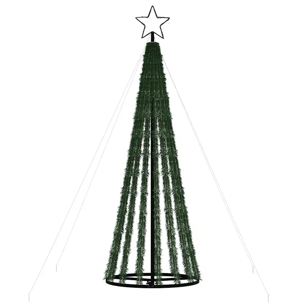 Albero di Natale a LED-Luci decorative natalizie 275 LED Colorato 180 cm