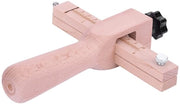 Snodo in Legno con 5 Lame - Spessore di Taglio 1.0-5.0mm - DIY Pelle - Componente in Acciaio Inox - Rasoio con Cinghia