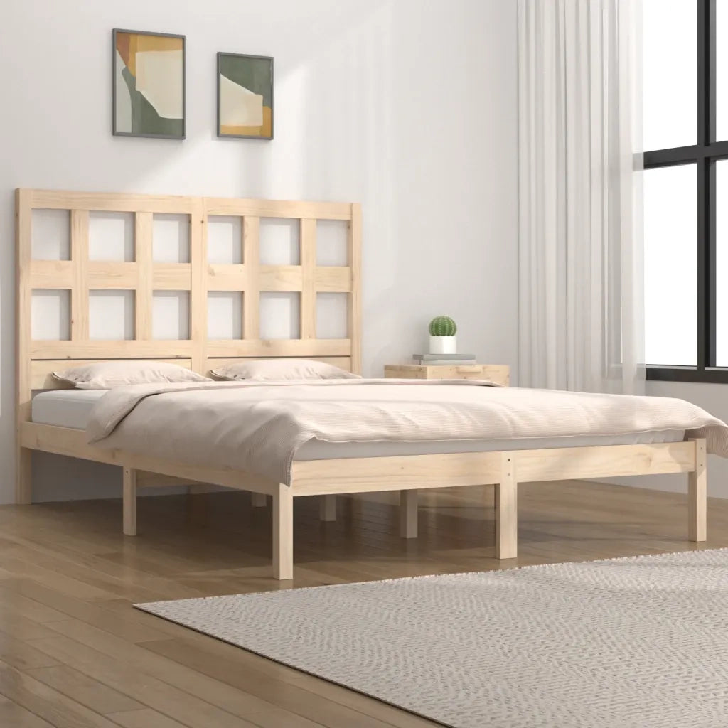 Giroletto senza Materasso-Struttura Letto 120x200 cm in Legno Massello di Pino 261331