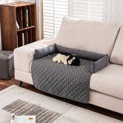 Cuscino per cani impermeabile per grandi cani | Tappeto per cani con antiscivolo | Resistente alle macchie | Cuscino per animali | Grigio scuro 75 * 120cm