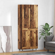 Credenza-Buffet-Armadio da cucina Legno vecchio 69,5 x 34 x 180 cm Legno multistrato 990695