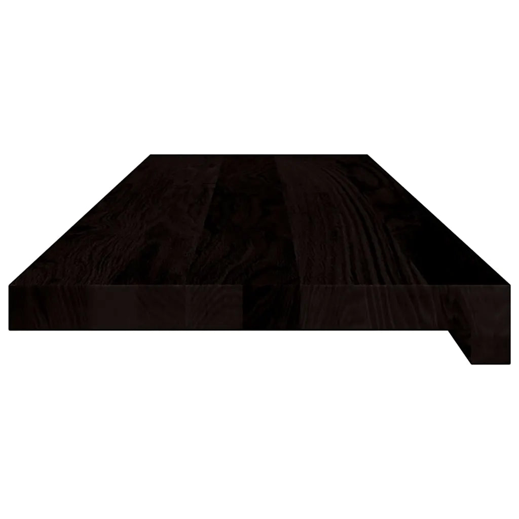Gradini 2 pz Marrone Scuro 90x30x2 cm Legno Massello Rovere 3283804