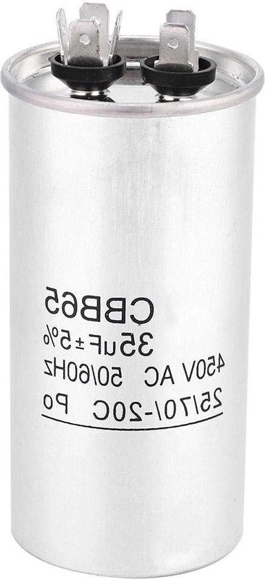 Set di condensatori 450V 35µF per climatizzazione - Foglio di alluminio - Condensatore di avvio.
