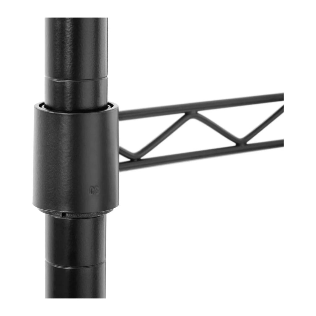 Appendiabiti con 2 aste 120 x 45 x 199,5 cm 200 kg metallo nero 14_0000314