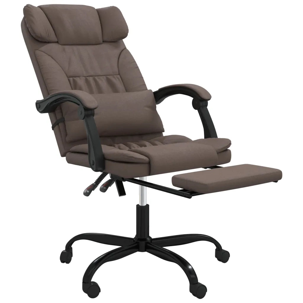 Poltrona da Ufficio Reclinabile Marrone in Similpelle cod mxl 17163